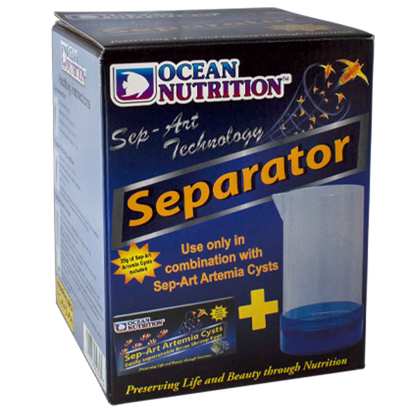 Sep-Art Separator with Sep-Art Artemia Cysts