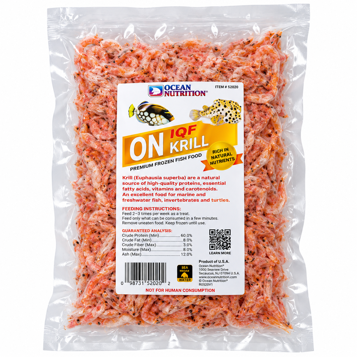 Ocean Nutrition IQF KRILL Flatpack